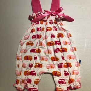 Kickee Pants baby girl outfit